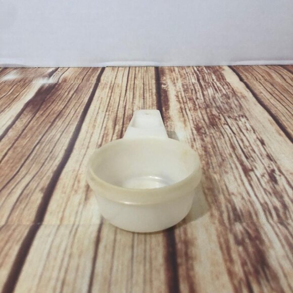 Vintage Tupperware Clear White Nesting Measuring Cup 1/3 CUP Replacement 765-1 - Picture 2 of 10